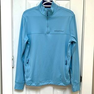 Vineyard Vines Performance 1/4 zip Ultra-Lightweight Jacket w/drawstrings!